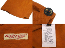 Load image into Gallery viewer, KAPITAL キャピタル 長袖Ｔシャツ 天竺ムラ染め クックネック ネパールタイガー K2103LC060 サイズ L 美品 中古 58991