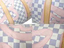 Load image into Gallery viewer, LOUIS VUITTON ルイヴィトン ボストンバッグ キーポルバンドリエール50 ダミエアズール タヒチコレクション N41048 美品 中古 58996