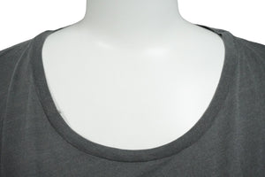 CHROME HEARTS クロムハーツ レディース クルーネック 半袖Ｔシャツ グレー コットン サイズ S 美品 中古 58997
