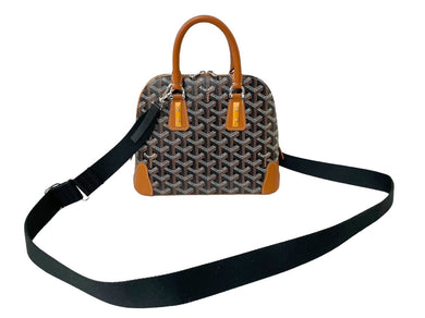 GOYARD ゴヤール ヴァンドーム 2WAY ミニハンドバッグ ショルダー ブラウン VENDOSPMLTY01CL01P ヘリンボーン柄 美品 中古 58998
