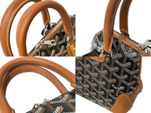 Load image into Gallery viewer, GOYARD ゴヤール ヴァンドーム 2WAY ミニハンドバッグ ショルダー ブラウン VENDOSPMLTY01CL01P ヘリンボーン柄 美品 中古 58998