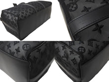 Load image into Gallery viewer, LOUIS VUITTON ルイヴィトン モノグラム シースルー キーポル バンドリエール50 ボストンバッグ ブラック M53971 美品 中古 58999