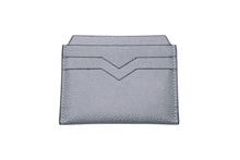 Load image into Gallery viewer, 極美品 Valextra ヴァレクストラ カードケース V字カット SGNL0077028L99CC99 ブルー系 カーフ 中古 59000