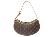 Load image into Gallery viewer, 極美品 LOUIS VUITTON ルイヴィトン ショルダーバッグ M51510 ポシェット クロワッサン モノグラム ブラウン ゴールド 中古 59007
