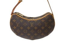 Load image into Gallery viewer, 極美品 LOUIS VUITTON ルイヴィトン ショルダーバッグ M51510 ポシェット クロワッサン モノグラム ブラウン ゴールド 中古 59007