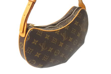 Load image into Gallery viewer, 極美品 LOUIS VUITTON ルイヴィトン ショルダーバッグ M51510 ポシェット クロワッサン モノグラム ブラウン ゴールド 中古 59007