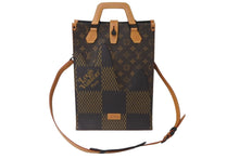 Load image into Gallery viewer, 新品同様 LOUIS VUITTON ルイヴィトン × NIGO ニゴー コラボ トートバッグ N40355 モノグラムキャンバス ブラウン 中古 59009