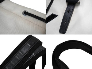YVES SAINT LAURENT イヴサンローラン トートバッグ カハラトートバッグ 121627 コットンキャンバス シルバー金具 美品 中古 59011 