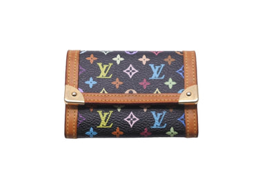 LOUIS VUITTON ルイヴィトン コインケース ポルトモネプラ モノグラム マルチカラー M92656 ゴールド金具 美品 中古 59013