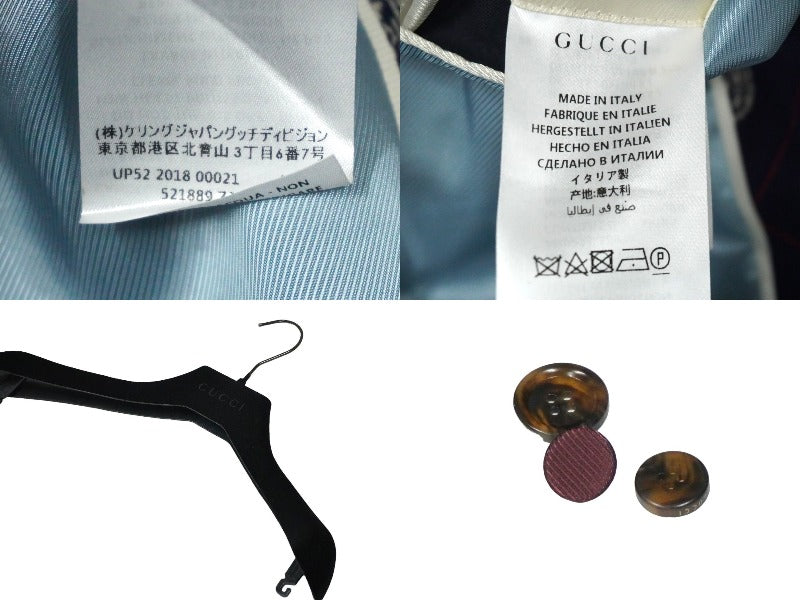 GUCCI グッチ テーラード ジャケット ブレザー 46 TIGER HEAD