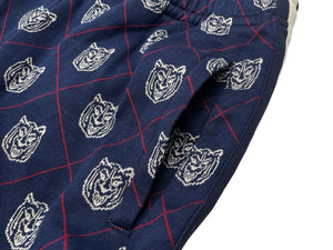 GUCCI グッチ ジョガーパンツ ジャージ TIGER HEAD ネイビー レッド ホワイト コットン サイズS 美品 522948 中古 59019 