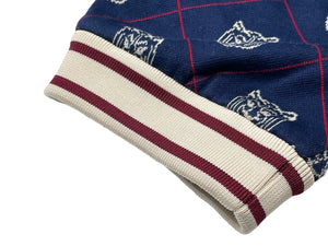 GUCCI グッチ ジョガーパンツ ジャージ TIGER HEAD ネイビー レッド ホワイト コットン サイズS 美品 522948 中古 59019 