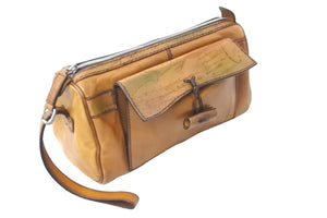Berluti ベルルッティ クラッチバッグ スクリット カリグラフィ ベラミ ブラウン レザー 良品 中古 59024