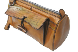 Berluti ベルルッティ クラッチバッグ スクリット カリグラフィ ベラミ ブラウン レザー 良品 中古 59024