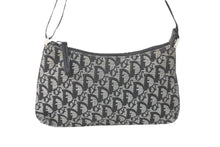 Load image into Gallery viewer, Christian Dior クリスチャンディオール ショルダーバッグ トロッター コットンキャンバス ブラック シルバー金具 良品 中古 59030