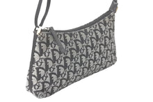 Load image into Gallery viewer, Christian Dior クリスチャンディオール ショルダーバッグ トロッター コットンキャンバス ブラック シルバー金具 良品 中古 59030