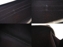Load image into Gallery viewer, LOUIS VUITTON ルイヴィトン 長財布 ジッピーウォレット ダミエキャンバス N41661 ゴールド金具 美品 中古 59031