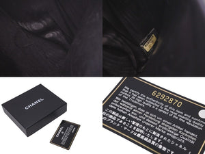 CHANEL シャネル 二つ折り財布 A13496 ココマーク キャビアスキン 6番台 2000年 ブラック ゴールド金具 良品 中古 59034