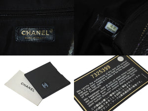 CHANEL シャネル ショルダーバッグ 三日月型 ココマーク 7番台 キャビアスキン ブラック ゴールド金具 美品 中古 59041