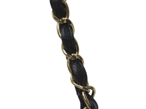CHANEL シャネル ショルダーバッグ 三日月型 ココマーク 7番台 キャビアスキン ブラック ゴールド金具 美品 中古 59041