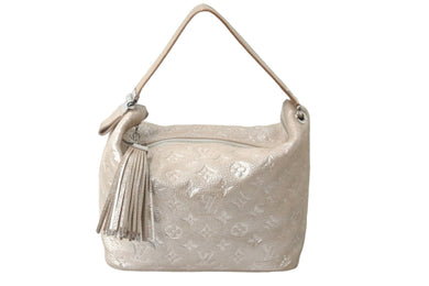 LOUIS VUITTON ルイヴィトン モノグラム シマー ハロ ハンドバッグ ペッシュ 2008年 M95820 ロゴ 鞄 フリンジ 美品 中古 59043