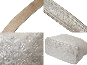 LOUIS VUITTON ルイヴィトン モノグラム シマー ハロ ハンドバッグ ペッシュ 2008年 M95820 ロゴ 鞄 フリンジ 美品 中古 59043