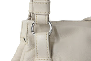 LOEWE ロエベ アナグラム レザー ワンショルダーバッグ アイボリー ロゴ ハンドバッグ カバン 鞄 良品 中古 59050