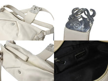 Load image into Gallery viewer, LOEWE ロエベ アナグラム レザー ワンショルダーバッグ アイボリー ロゴ ハンドバッグ カバン 鞄 良品 中古 59050