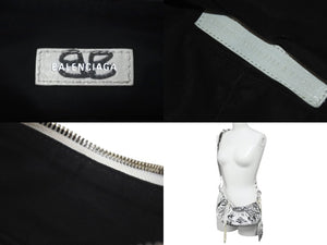 BALENCIAGA バレンシアガ ショルダーバッグ LE CAGOLE XS グラフィティプリント 671309210GB9060 シルバー金具 美品 中古 59052