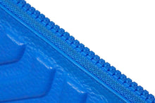 Load image into Gallery viewer, BALENCIAGA バレンシアガ ジップカードケース コインケース 財布 タイヤ ブランドロゴ カーフスキン ブルー 美品 中古 59055