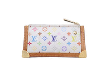 Load image into Gallery viewer, LOUIS VUITTON ルイヴィトン ポシェット クレ コインケース モノグラム マルチカラー ブロン M92655 ゴールド 美品 中古 59058