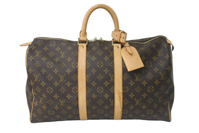 LOUIS VUITTON ルイヴィトン ボストンバッグ キーポル45 モノグラムキャンバス M41428 ゴールド金具 美品 中古 59062