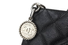 Load image into Gallery viewer, 極美品 CHANEL シャネル トートバッグ 復刻トート キャビアスキン A01804 7番台 2002年頃 ココマーク シルバープレート 中古 59067