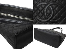 Load image into Gallery viewer, 極美品 CHANEL シャネル トートバッグ 復刻トート キャビアスキン A01804 7番台 2002年頃 ココマーク シルバープレート 中古 59067