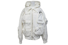 画像をギャラリービューアに読み込む, OFF-WHITE オフホワイト ジャケット ボンバージャケット ティーンエイジエンジニアリング OMEA202T22FAB001 マルチポケット 美品 中古 59077 
