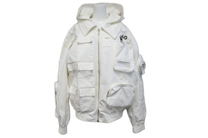 OFF-WHITE オフホワイト ジャケット ボンバージャケット ティーンエイジエンジニアリング OMEA202T22FAB001 マルチポケット 美品 中古 59077 