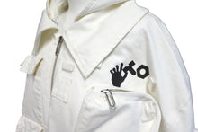 画像をギャラリービューアに読み込む, OFF-WHITE オフホワイト ジャケット ボンバージャケット ティーンエイジエンジニアリング OMEA202T22FAB001 マルチポケット 美品 中古 59077 