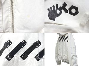OFF-WHITE オフホワイト ジャケット ボンバージャケット ティーンエイジエンジニアリング OMEA202T22FAB001 マルチポケット 美品 中古 59077 