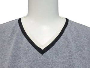 CHANEL シャネル 半袖 Tシャツ ナイロン スパンデックス グレー サイズ38 P10692V06479 H0098 Vネック ココマーク 美品 中古