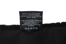 Load image into Gallery viewer, 新品未使用 CHANEL シャネル マフラー AA7074 シアリング カシミヤ ムートン ファー ブラック ダークグレー ホワイト 59082