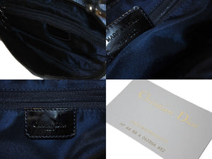 極美品 Christian Dior クリスチャンディオール ショルダーバッグ サドルバッグ ガリアーノ デニム シルバー金具 中古 59090