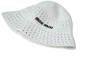ミュウミュウ 5HC287 ビスコース M ハット MIU MIU 美品 楽天市場】MIUMIU ミュウミュウ バケットハット 5HC287 2DO1