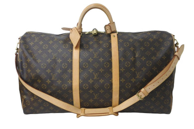 LOUIS VUITTON ルイヴィトン キーポルバンドリエール60 モノグラムキャンバス ボストンバッグ M41412 ゴールド金具 美品 中古 59102