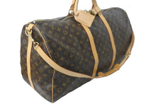 画像をギャラリービューアに読み込む, LOUIS VUITTON ルイヴィトン キーポルバンドリエール60 モノグラムキャンバス ボストンバッグ M41412 ゴールド金具 美品 中古 59102