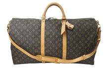 画像をギャラリービューアに読み込む, LOUIS VUITTON ルイヴィトン キーポルバンドリエール60 モノグラムキャンバス ボストンバッグ M41412 ゴールド金具 美品 中古 59103