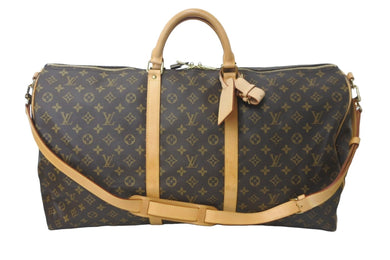 LOUIS VUITTON ルイヴィトン キーポルバンドリエール60 モノグラムキャンバス ボストンバッグ M41412 ゴールド金具 美品 中古 59103