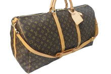 画像をギャラリービューアに読み込む, LOUIS VUITTON ルイヴィトン キーポルバンドリエール60 モノグラムキャンバス ボストンバッグ M41412 ゴールド金具 美品 中古 59103