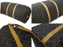 画像をギャラリービューアに読み込む, LOUIS VUITTON ルイヴィトン キーポルバンドリエール60 モノグラムキャンバス ボストンバッグ M41412 ゴールド金具 美品 中古 59103