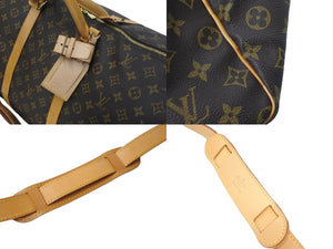 LOUIS VUITTON ルイヴィトン キーポルバンドリエール60 モノグラムキャンバス ボストンバッグ M41412 ゴールド金具 美品 中古 59103