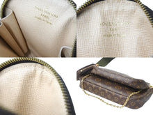 Load image into Gallery viewer, LOUIS VUITTON ルイヴィトン ショルダーバッグ M44813 ミュルティ ポシェット アクセソワール マロン カーキ 良品 中古 59104